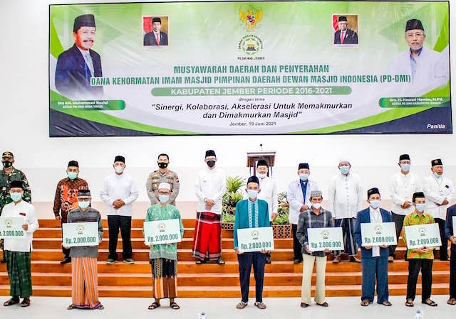 Di Musda PD-DMI, Wabup Jember Apresiasi dan Ingatkan Tugas Berat dan Fungsi Imam Masjid